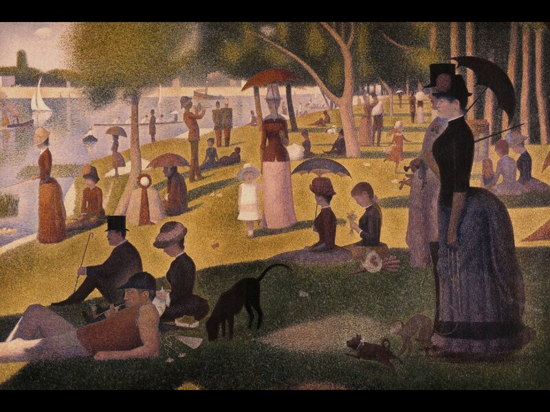 People in Park — Green, Leisurely