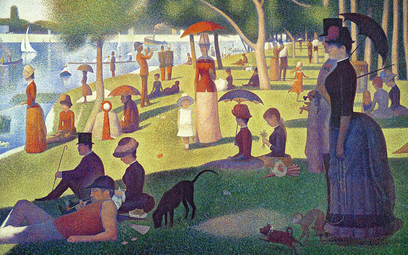 People in Park — Green, Lively