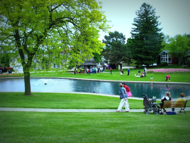 People in Park — Green, Peaceful