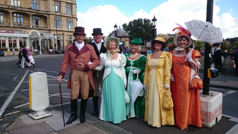 People in Period Costumes — Yellow
