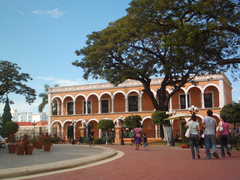 People in Plaza