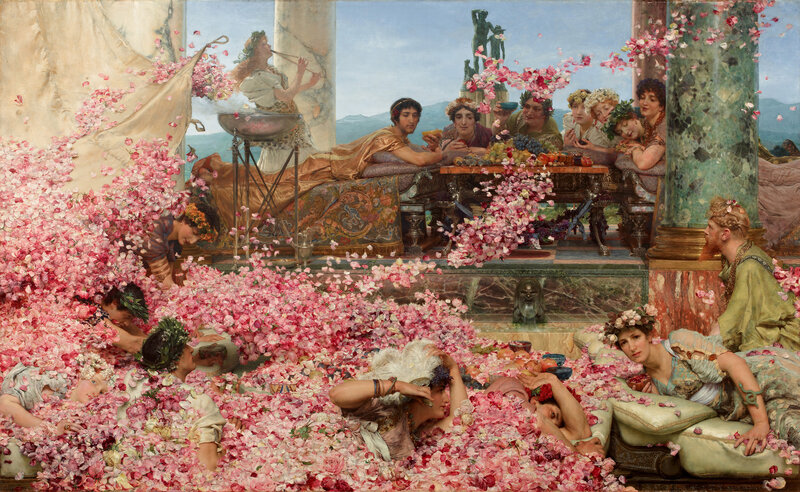 People in Rose Petals