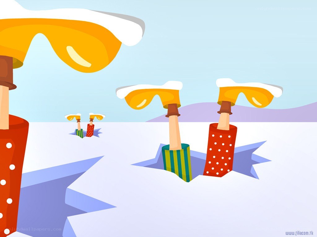 people in snow with goggles