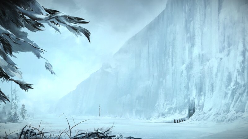 People in Snowy Landscape — White, Cold, Winter
