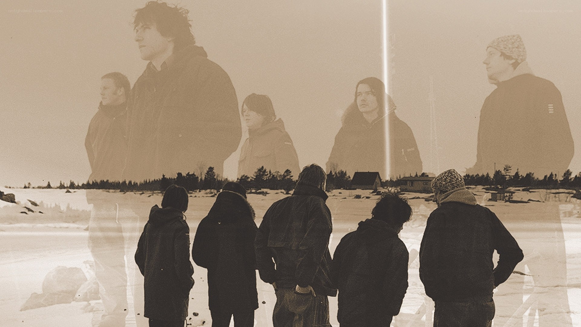 people in snowy landscape