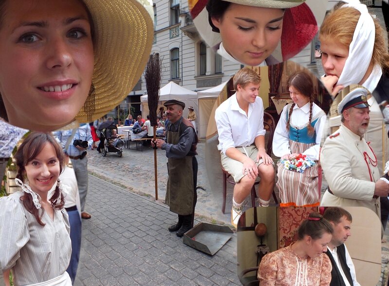 People in Traditional Costumes