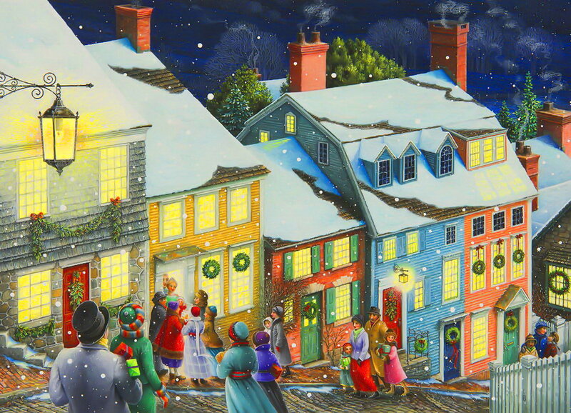 People in Winter Street