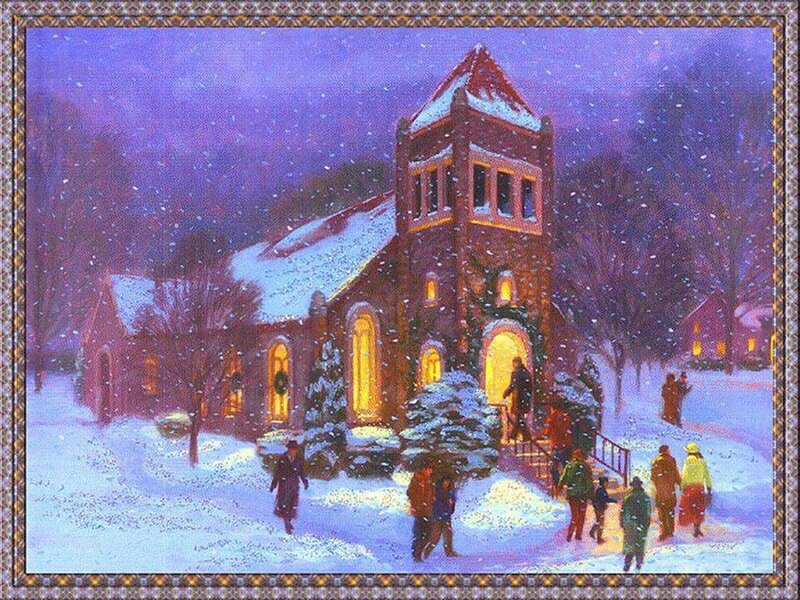 People Leaving Church