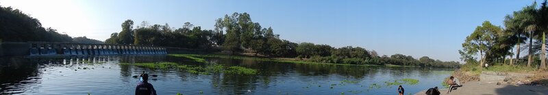 People Near River Dam