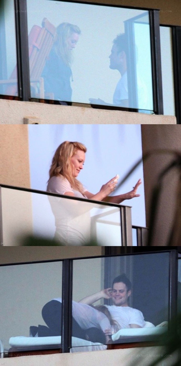 People on a balcony