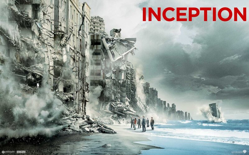People on a Beach — Gray, Dramatic, Illustration, Buildings