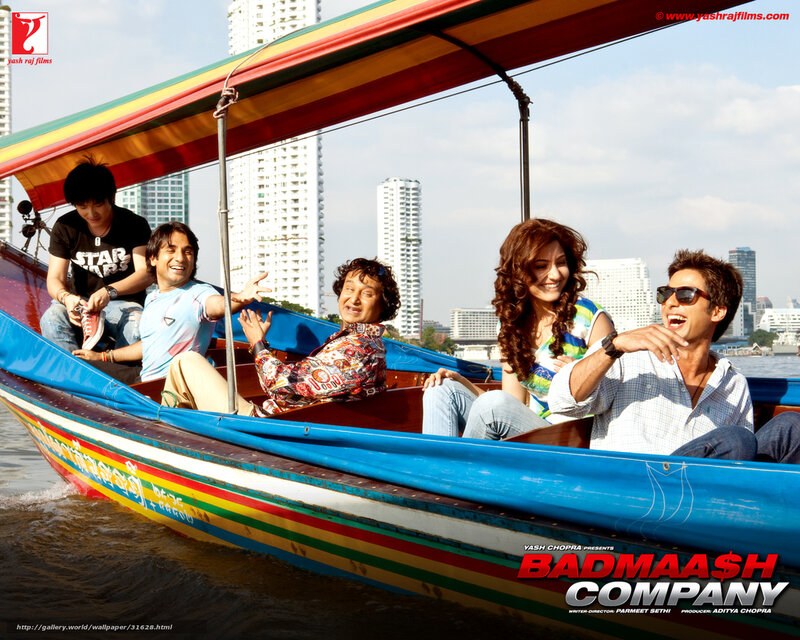 People on a Boat — Blue, Joyful