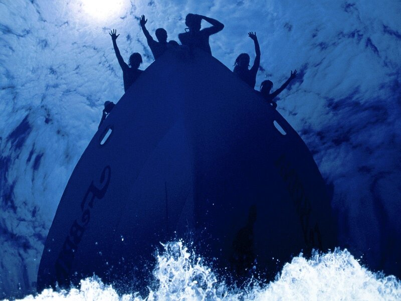 people on a boat in water