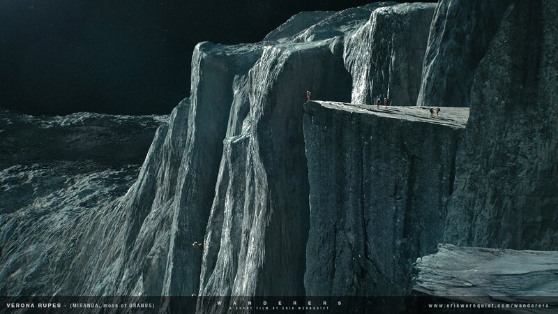 People on a Cliff — Gray