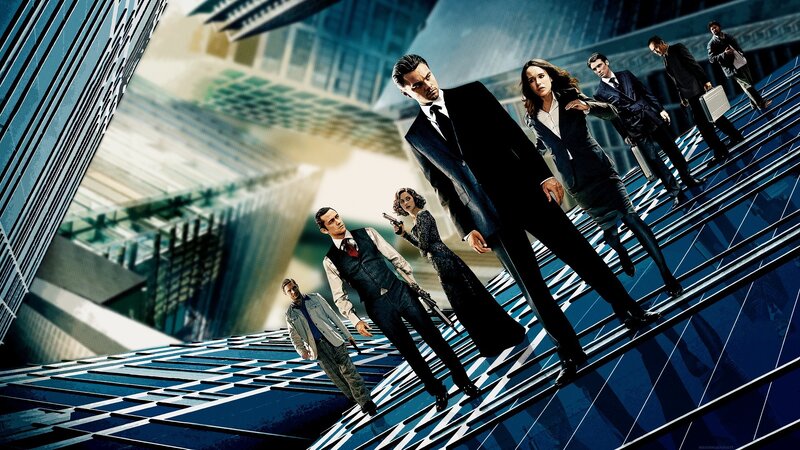 People on a Glass Roof — Blue