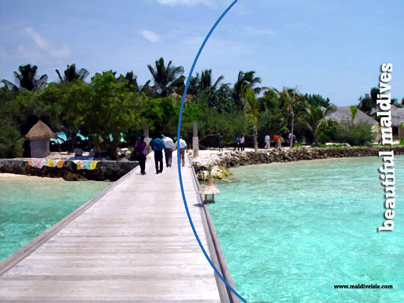 People on a Pier