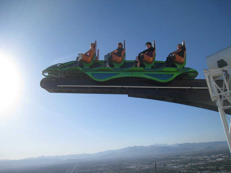 People on a Roller Coaster — Green