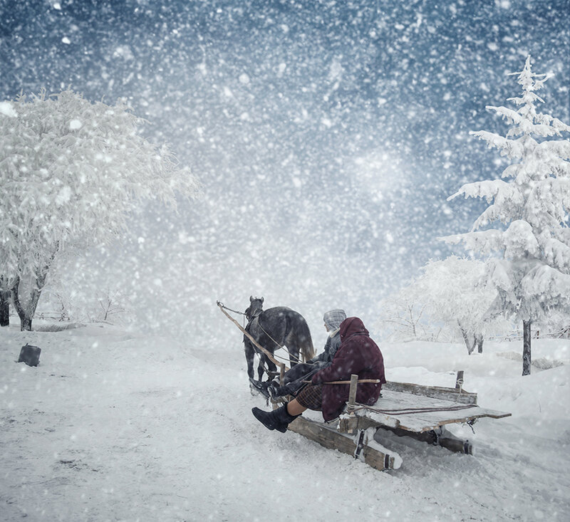 People on a Sleigh