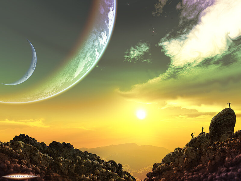 People on Alien Planet