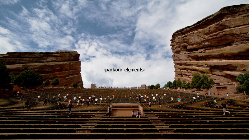 People on Amphitheater Steps
