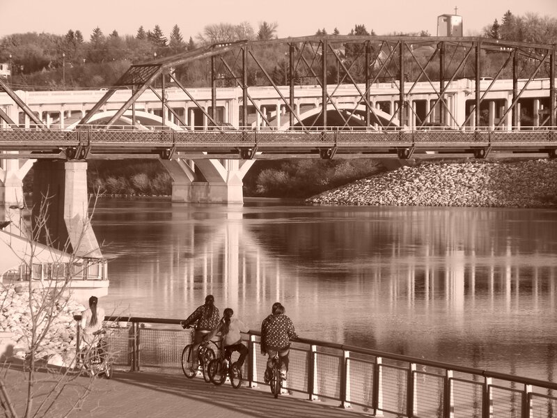 People on Bicycles