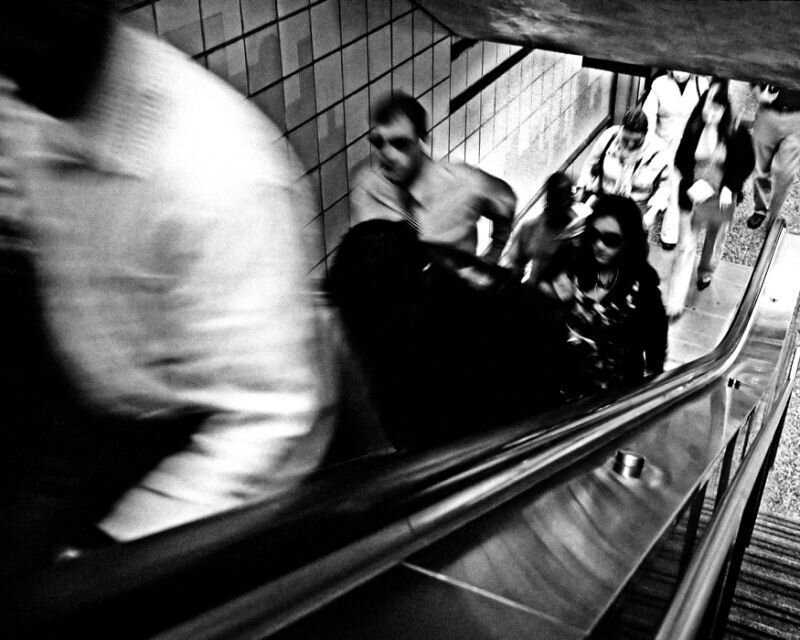 People on Escalator