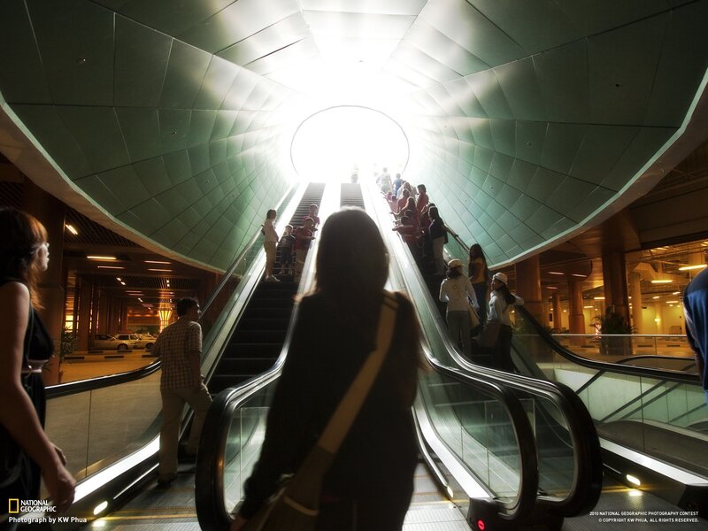 People on Escalators