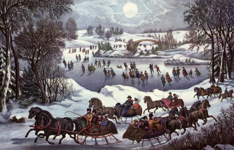 People on Ice Skates