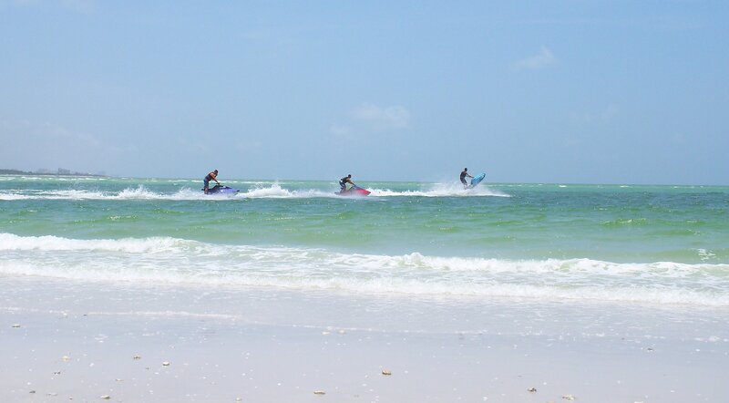 People on Jet Skis