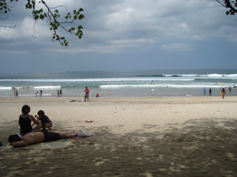 People on Sandy Beach