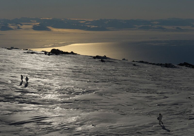People on Snowy Slope