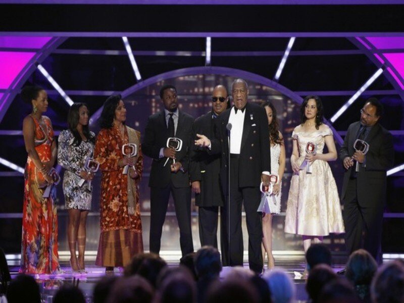 People on Stage with Awards