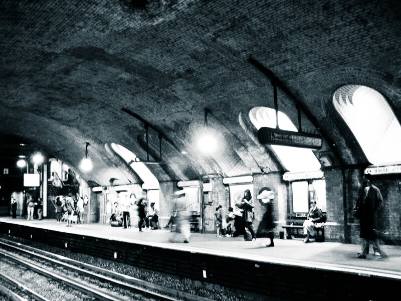 People on Subway Platform