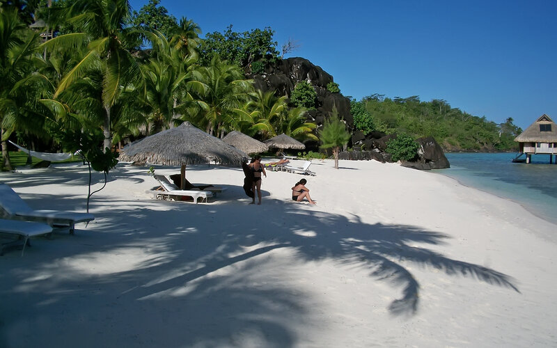 People on Tropical Beach