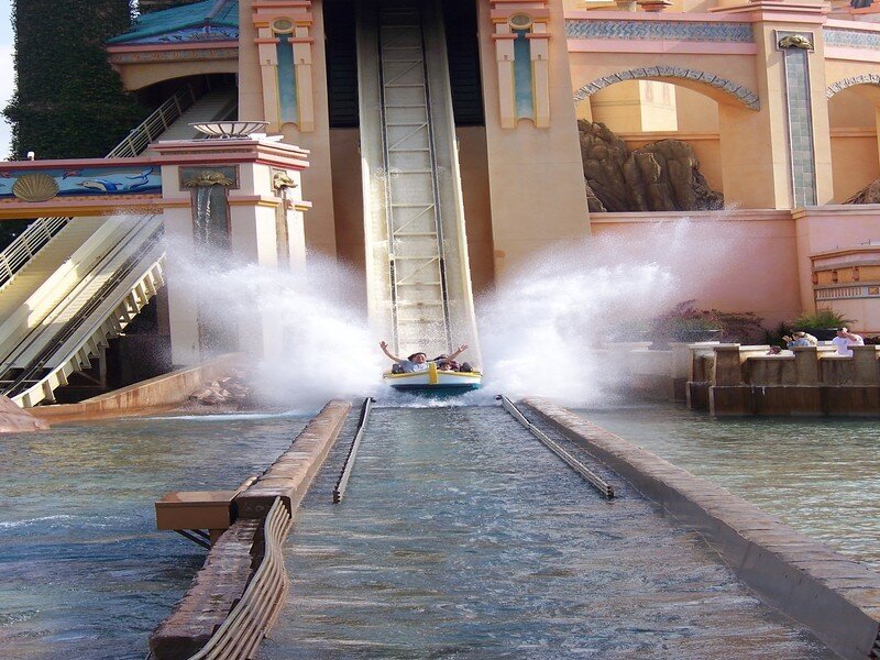 People on Water Ride