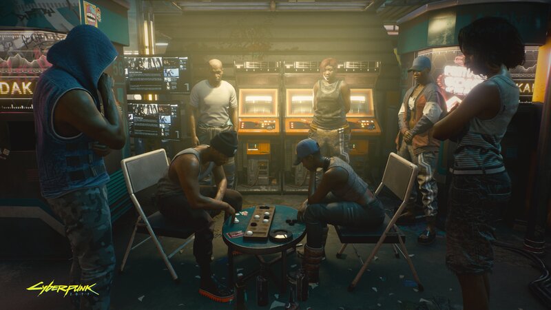 People Playing Game in Arcade