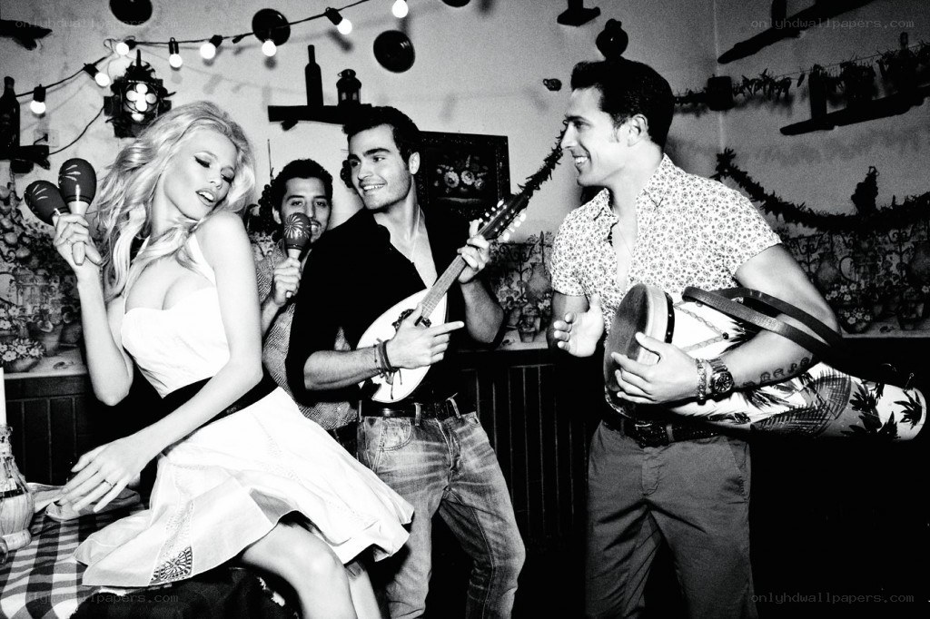 People playing music together