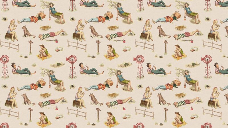 People Resting in Fields