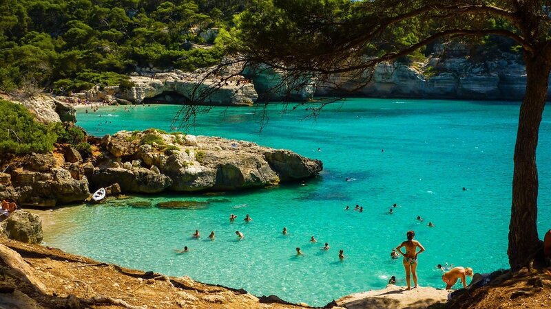People Swimming in Bay