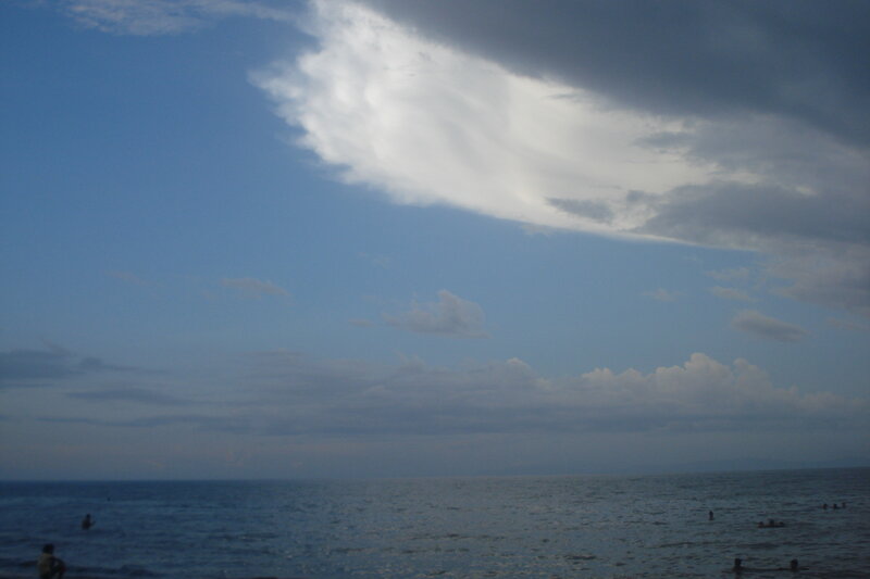 People Swimming in Ocean — Blue, Calm