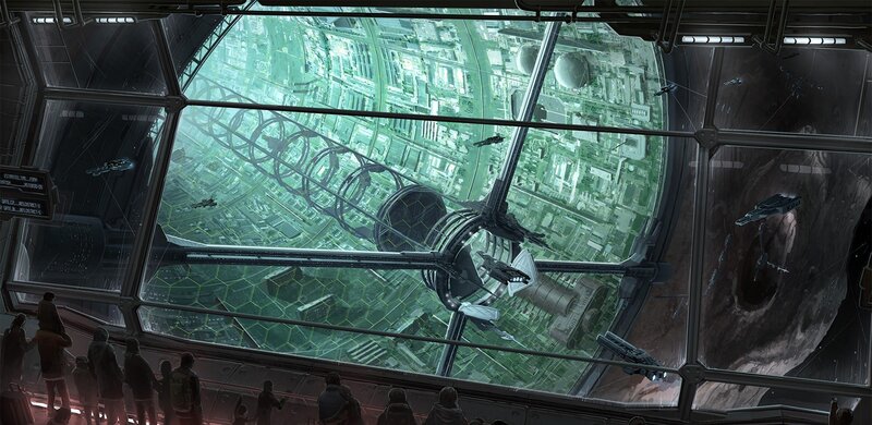 People Viewing Cityscape