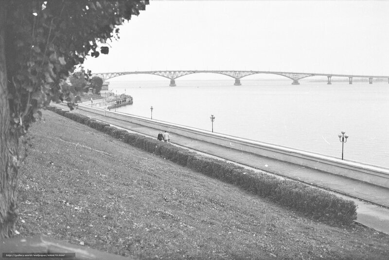 People Walking by River