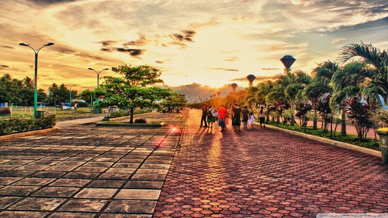 People Walking on a Path