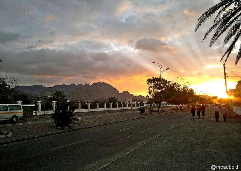 People Walking on Road — Orange