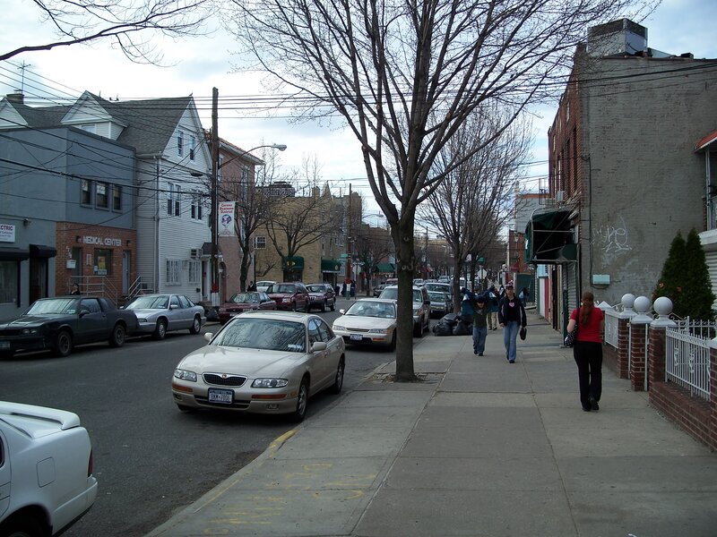 People Walking on Sidewalk