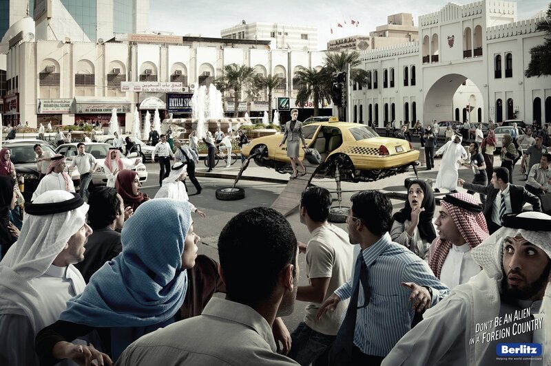 People watching a flying taxi