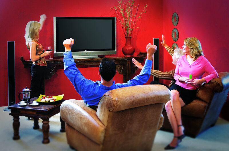 People Watching TV