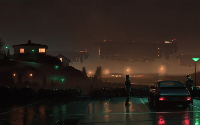 People Watching UFOs