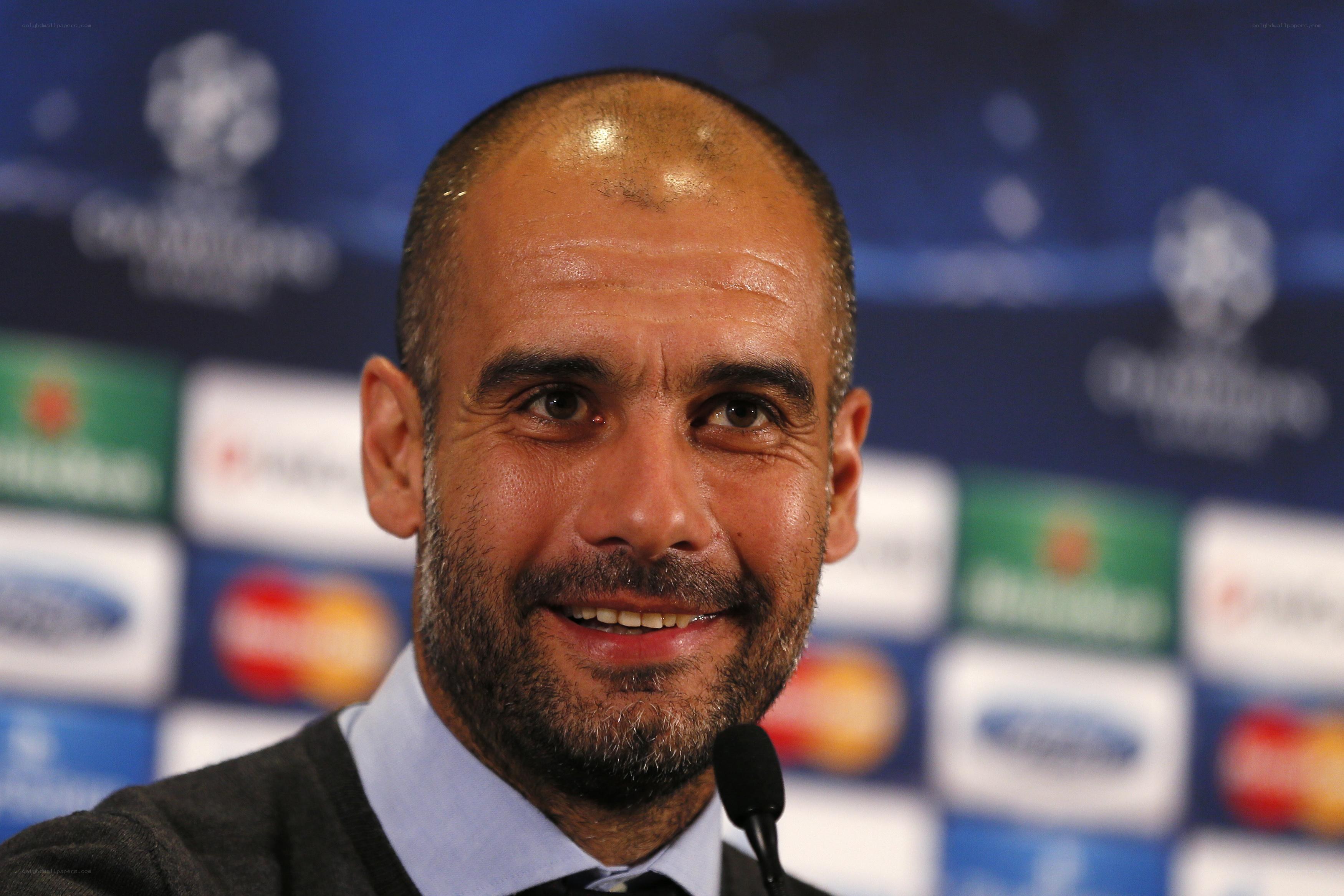 Pep Guardiola at press conference