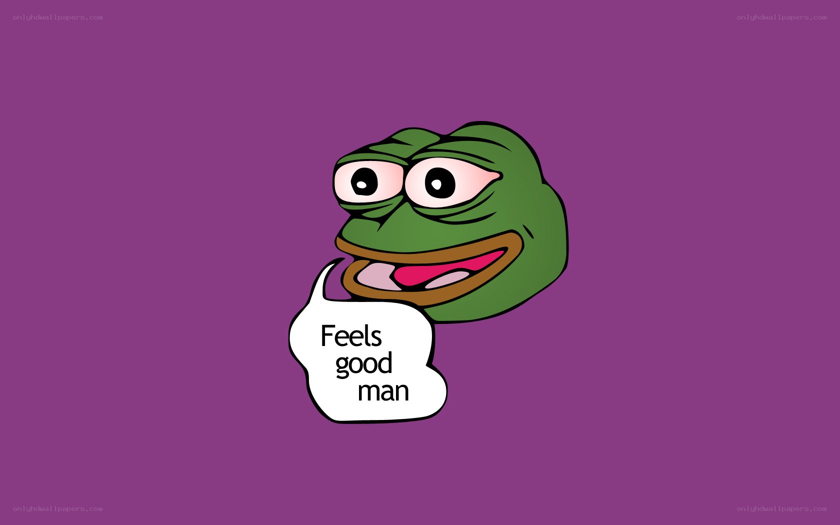 Pepe the Frog feels good